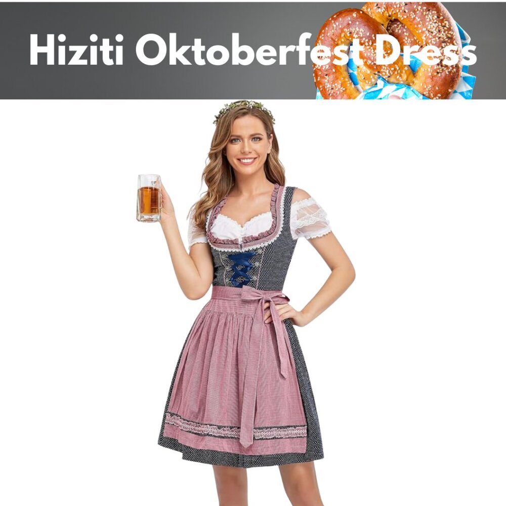Hiziti Oktoberfest Dirndl Costume Dress
